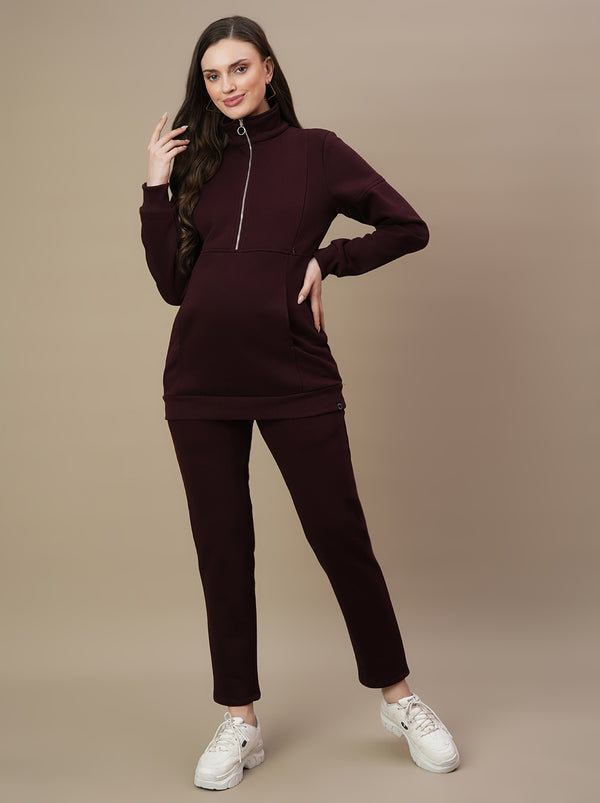 2pc. Maternity Fleece Set - Winter