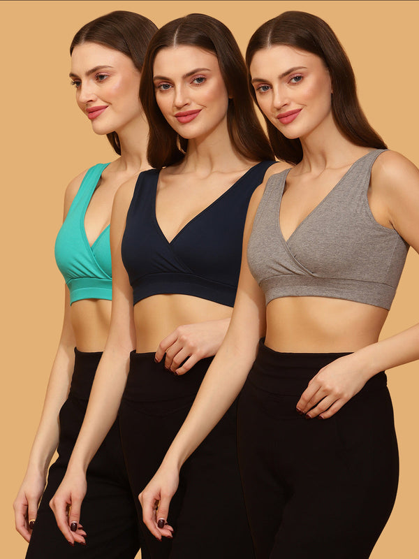 Buy Wireless Nursing Bra Set