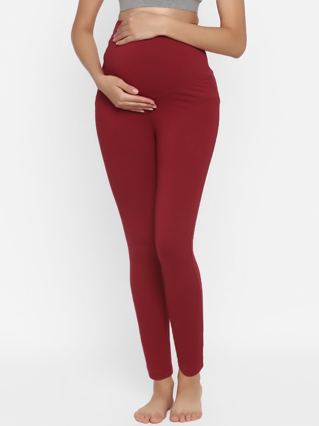 Red Maternity Leggings