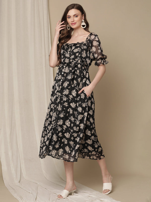 Dress sales flower print