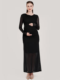 Black Maternity Formal Dress