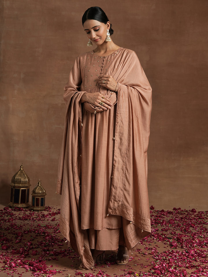 Blush Pink Maternity Kurta Palazzo Set