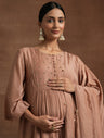 Blush Pink Maternity Kurta Palazzo Set