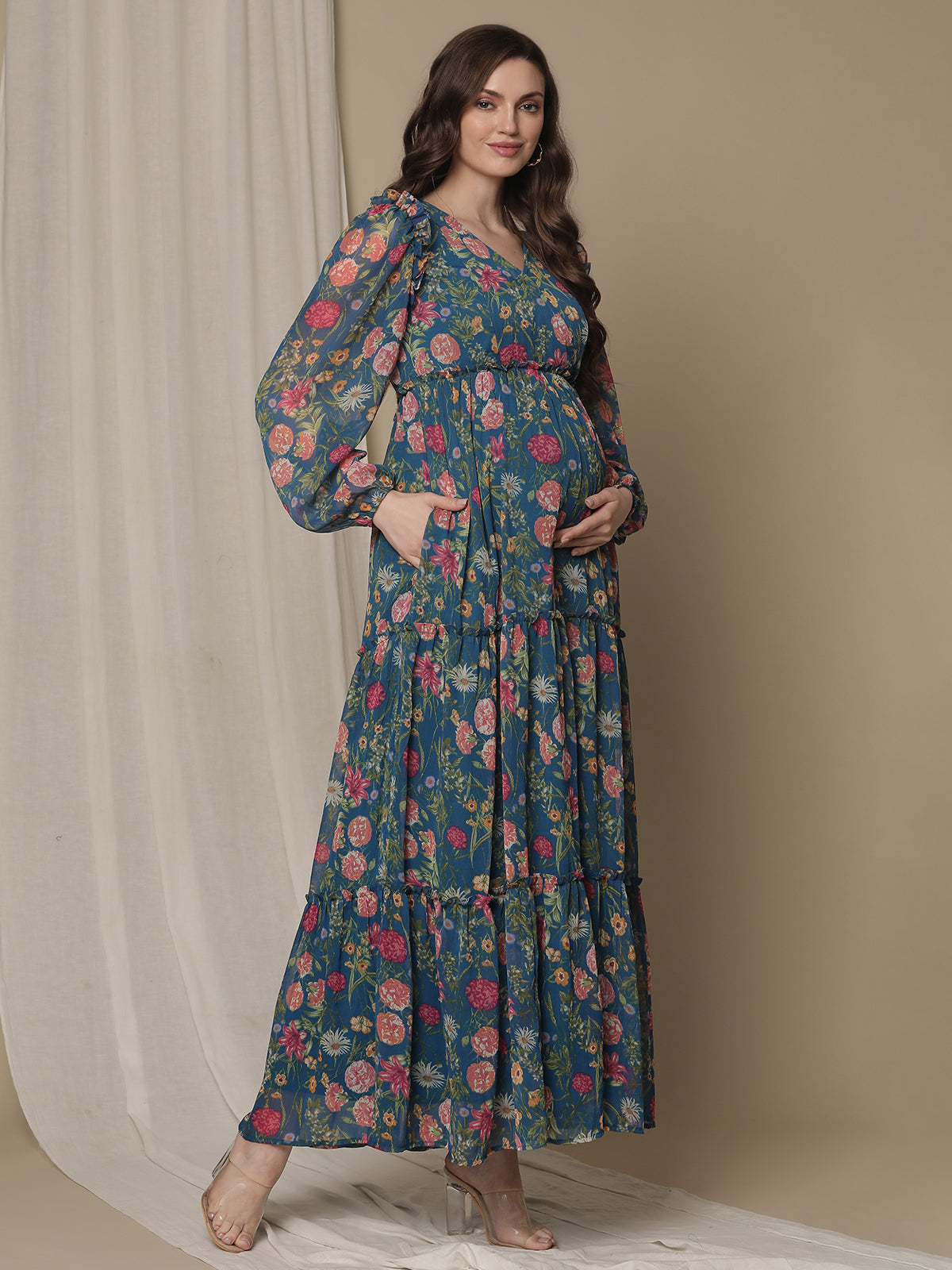 Buy Floral Maternity Dress