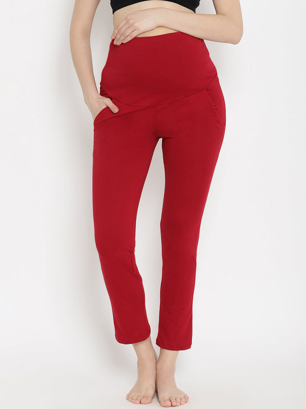 Maternity Casual Pants - Winter (French Terry Lined)