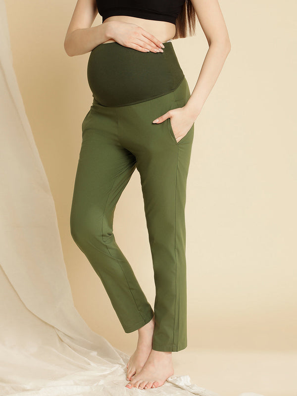 Buy GULABi MOR Cotton Formal Trouser Pants for Women  Girls with Side  Pockets Beige Regular at Amazonin
