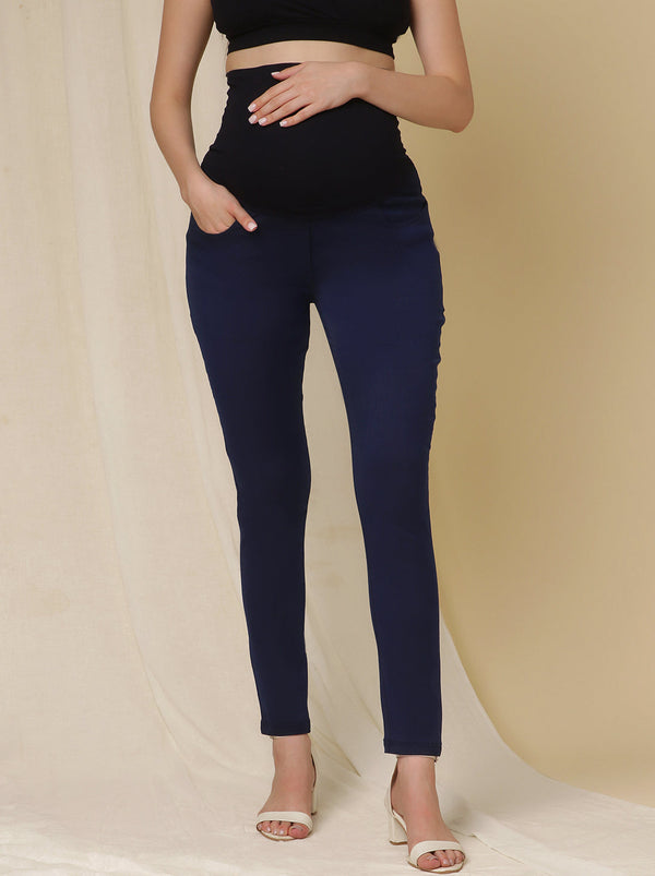 Pregnancy Denim Pants - Skinny Fit