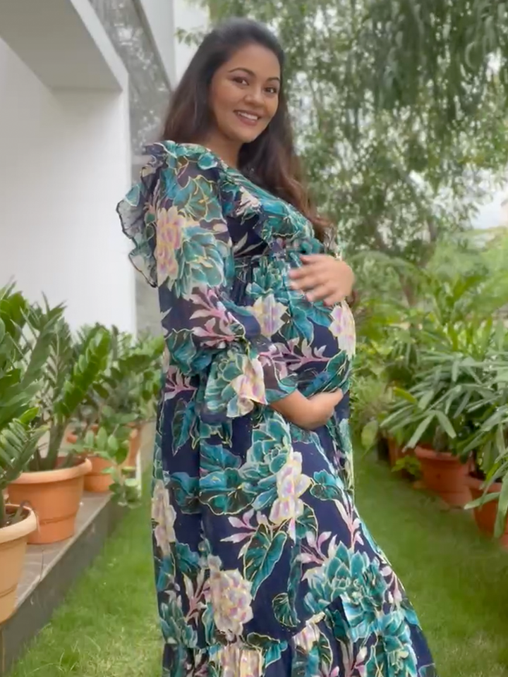 Maternity Tiered Maxi Frock