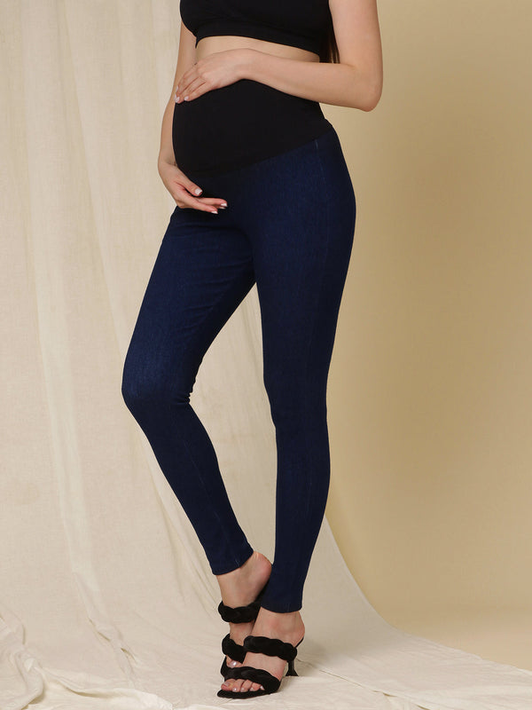 maternity jeggings midnight blue 3 d8ad37e0 5b80 4a03 96d2
