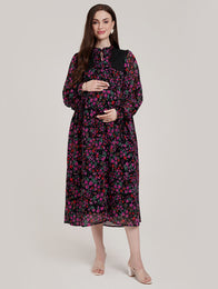 Maternity Peasant Dress