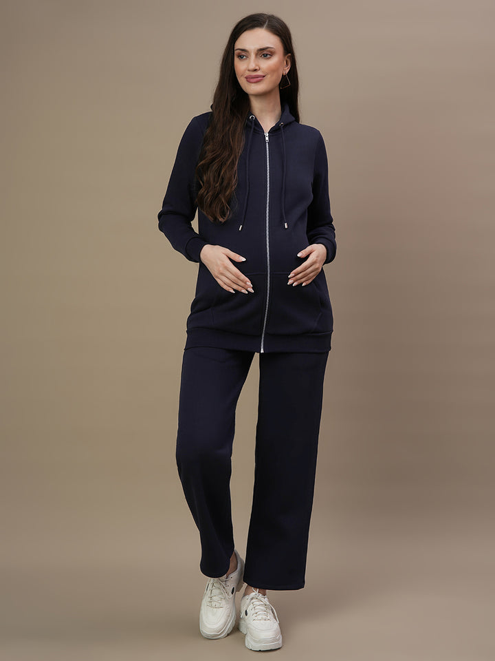 2pc. Maternity Winter Fleece Set - Winter