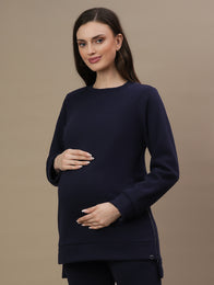 Maternity Fleece Sweatshirt- Winter