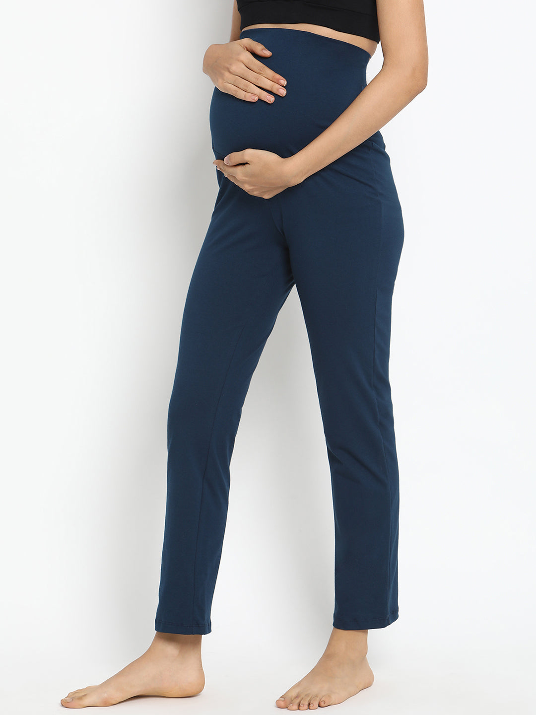Buy Nacome Womens Mama Elastic Belly Protection Maternity Pregnant  Leggings Pants Trousers Pencil Pants XLarge Black at Amazonin