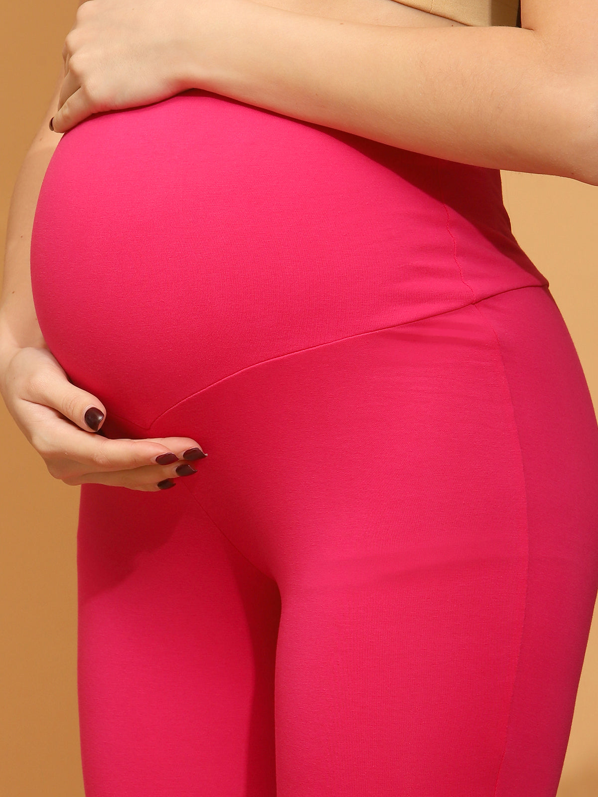 Women Maternity Pregnancy Leggings Active Wear Over The Bump Full Length  Pants | eBay