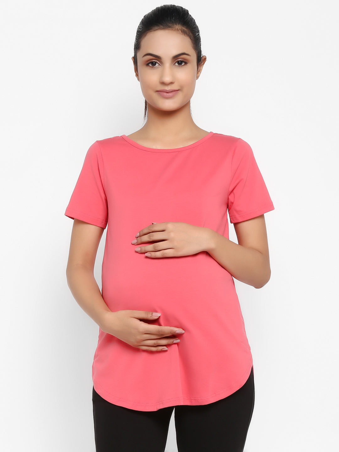 Quealent Womens Maternity Short Sleeve Crew Neck Cute Letter