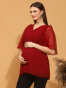 Maternity Ruffle Top