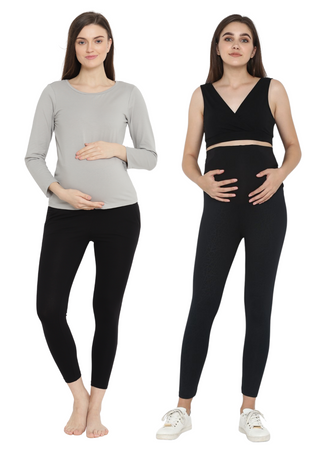 MummActiv MALU 7/8 Maternity & Postpartum Leggings – Belly2babes