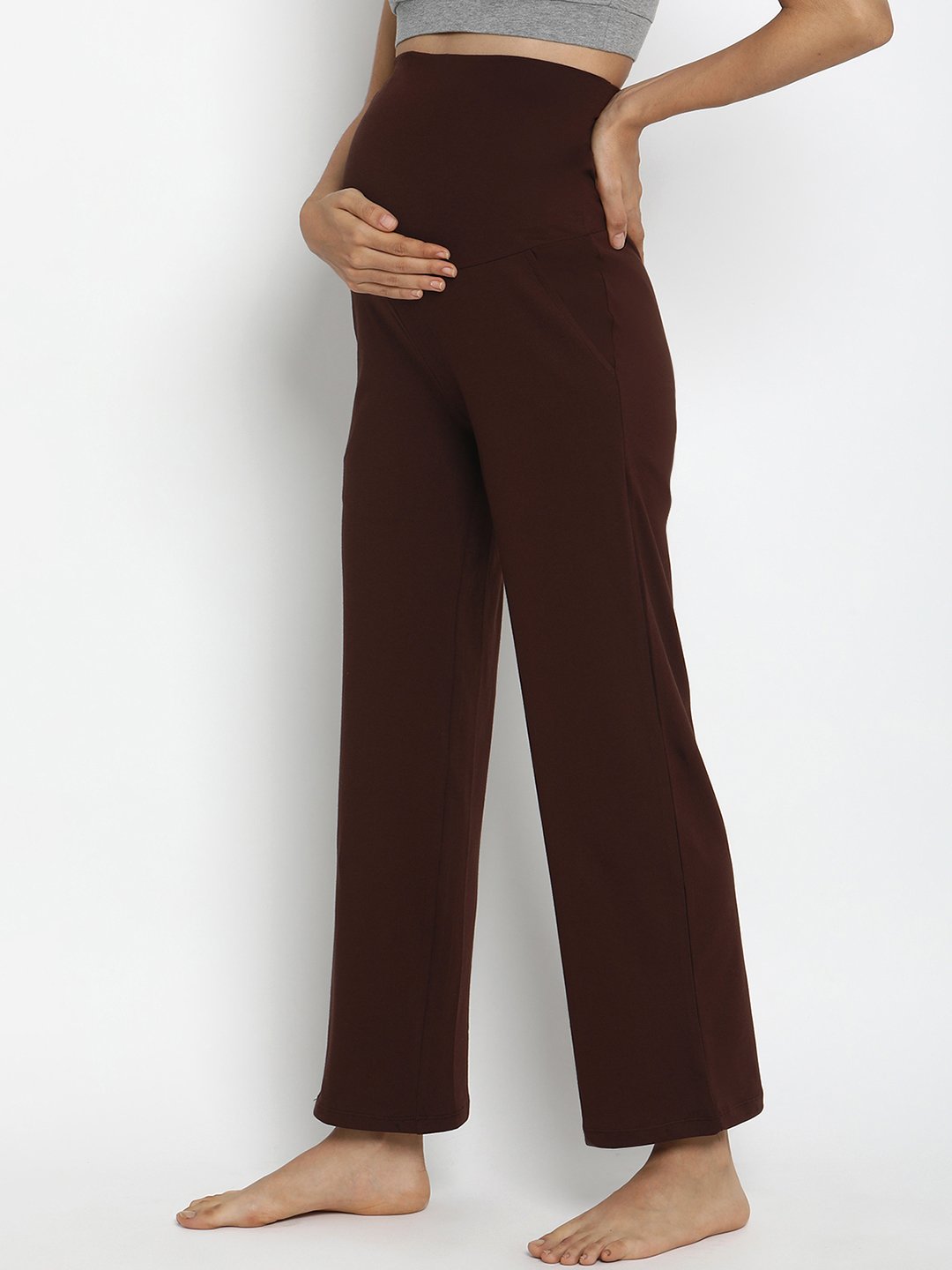 Women's Maternity Comfy Palazzo Lounge Pants Stretch Pregnancy High Waist  Loose Pants Trousers at Rs 399/piece, Trousers in Mumbai