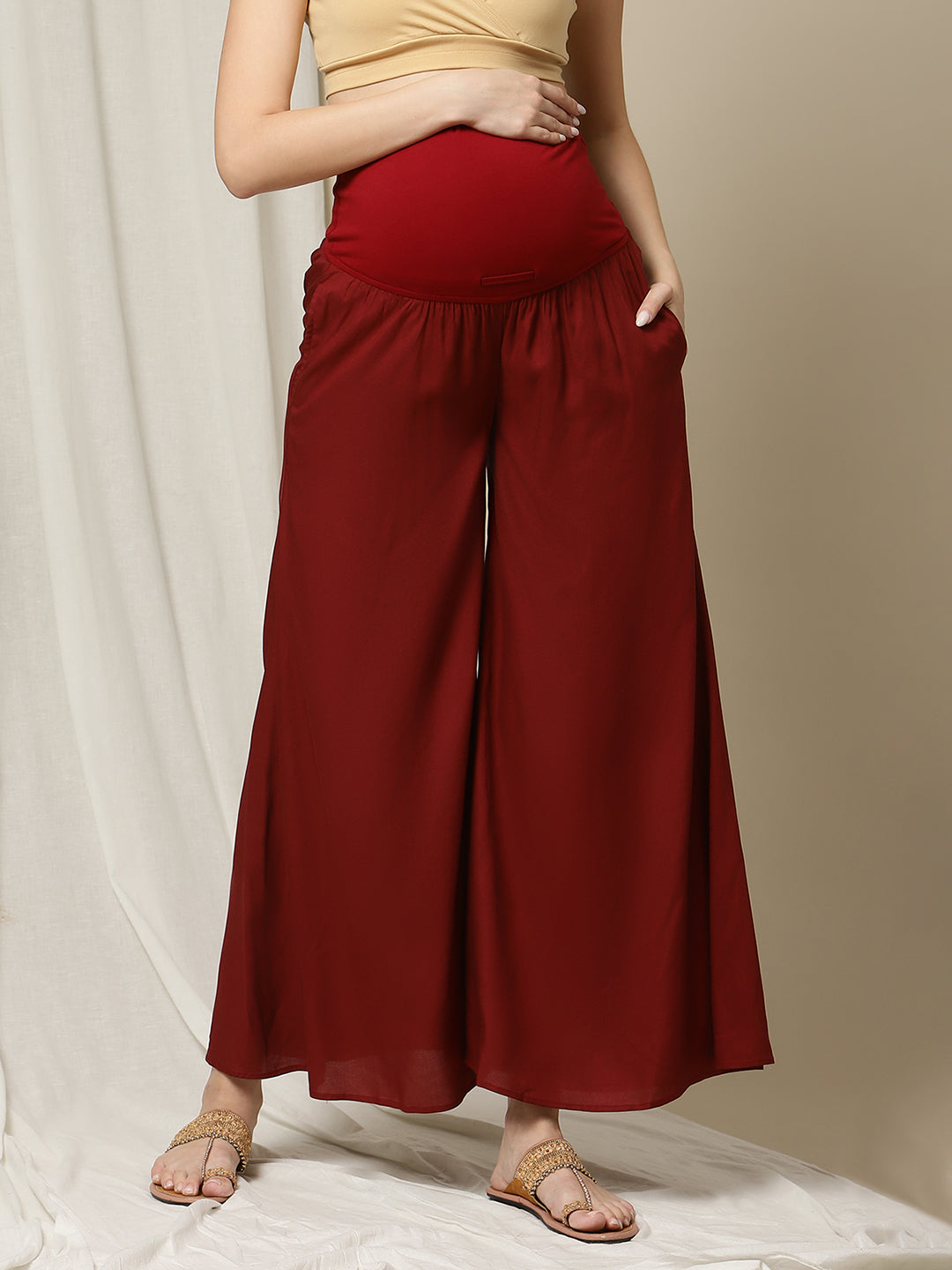 Buy Magenta Trousers  Pants for Women by Indya Online  Ajiocom