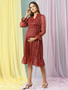 Maternity Smocked Dress