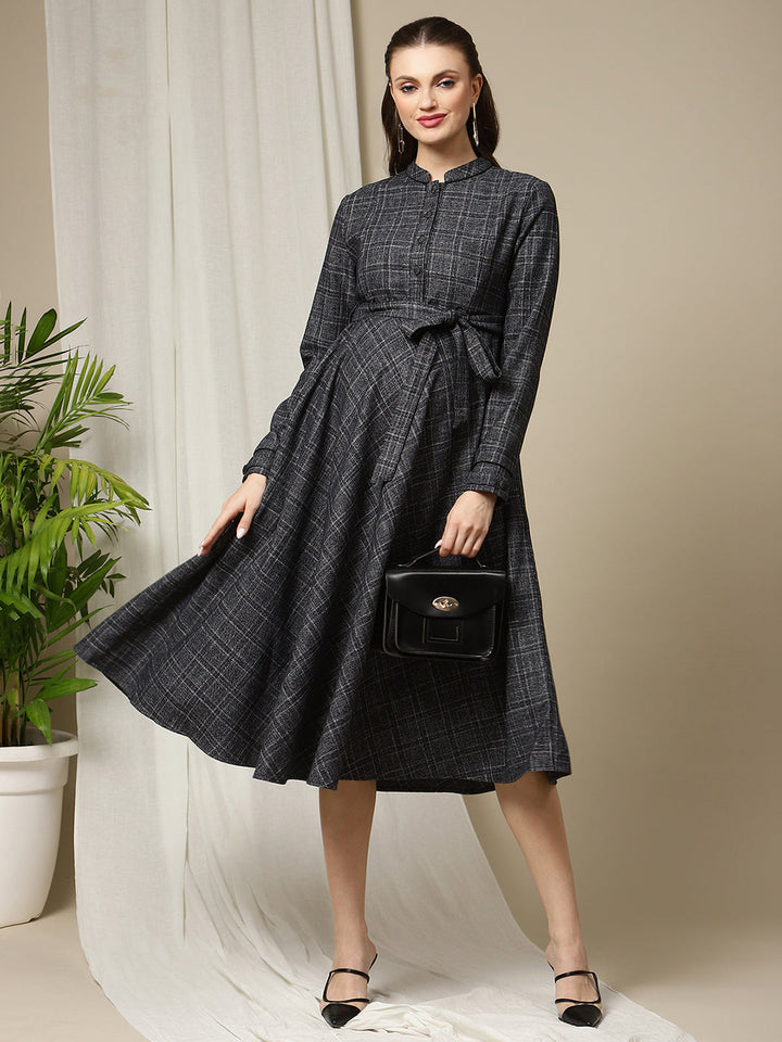 Maternity Winter Woolen Dress