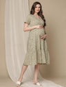 Olive Maternity Dress