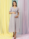 Ruffle Maternity Dress