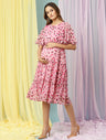 Pink Maternity Dress